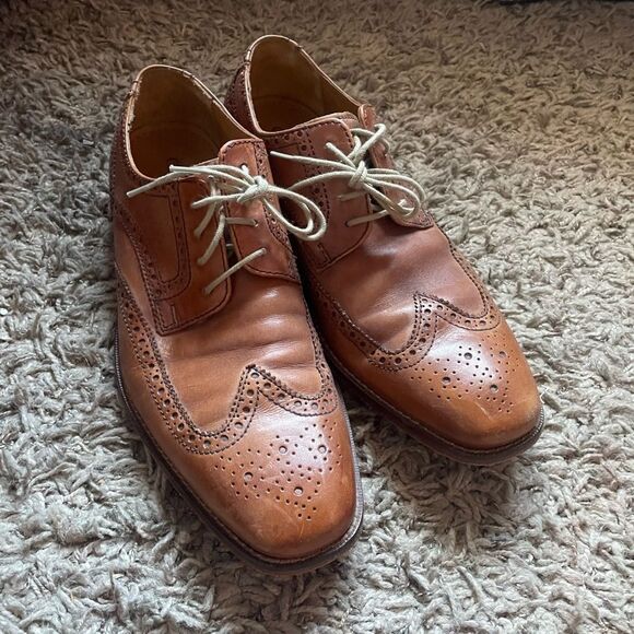 Cole Haan Wingtip Oxford Dress Shoe - Cognac Brown main image 10